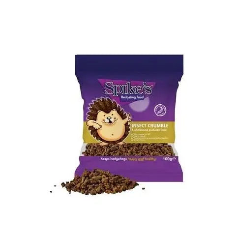 Spike's Insect Crumble Hedgehog Treats 9 x 100g - Chestnut Mill