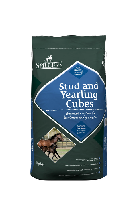 Spillers Stud & Yearling Cubes 20kg - Chestnut Mill