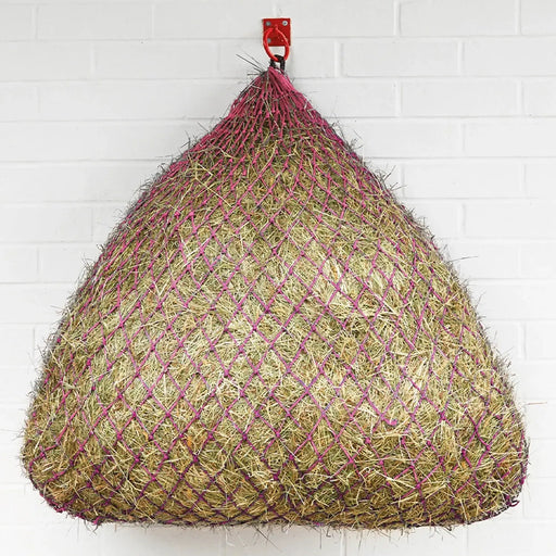 Square Bottom Slow Feeder Hay Net Blue - Small - Chestnut Mill