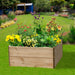 Square Raised Bed 30 cm High, 60 x 60cm - Chestnut Mill