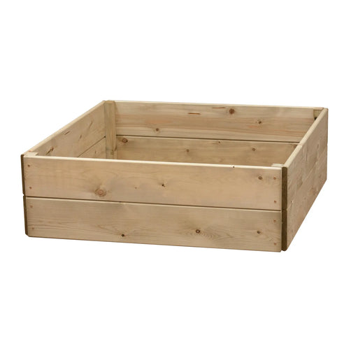 Square Raised Bed 30 cm High, 90 x 90cm - Chestnut Mill