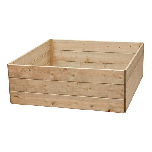 Square Raised Bed 45 cm High, 120 x 120cm - Chestnut Mill