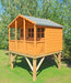 Stork Playhouse 6' x 4' On Platform - OPTIONAL SLIDE - Chestnut Mill