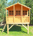 Stork Playhouse 6' x 4' On Platform - OPTIONAL SLIDE - Chestnut Mill