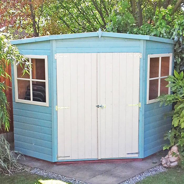 8' x 8' Corner Shed / Summerhouse - Chestnut Mill