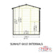 Sun Hut Potting Shed - 6'x10' - Chestnut Mill