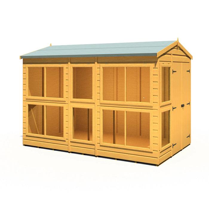 Sun Hut Potting Shed - 6'x10' - Chestnut Mill