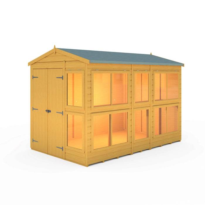 Sun Hut Potting Shed - 6'x10' - Chestnut Mill