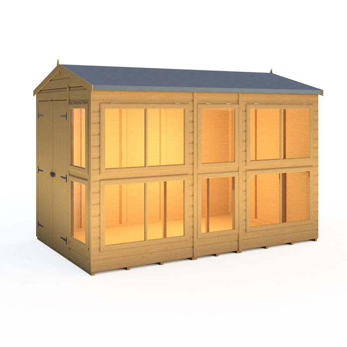 Sun Hut Potting Shed - 6'x10' - Chestnut Mill