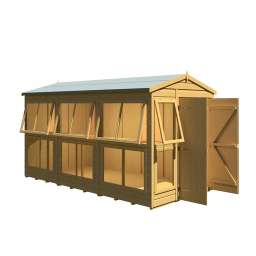 Sun Hut Potting Shed - 6'x12' - Chestnut Mill