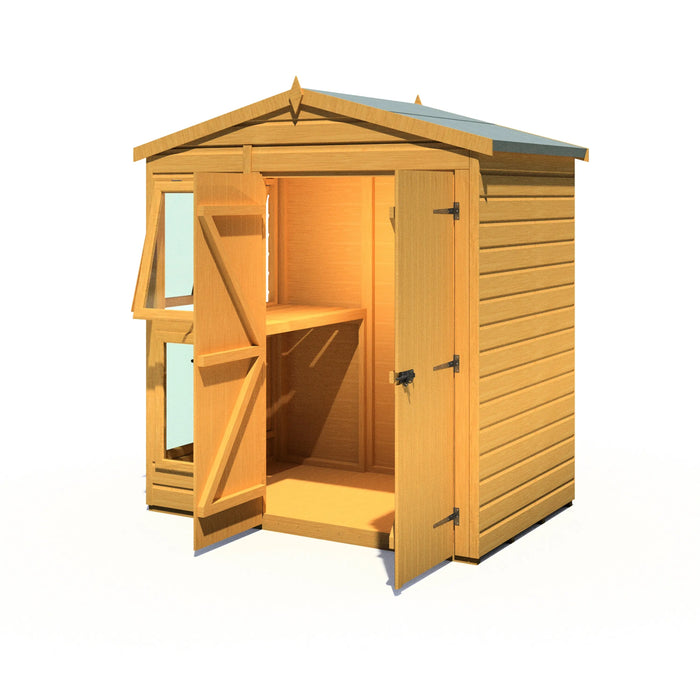 Sun Hut Potting Shed - 6'x4' - Chestnut Mill