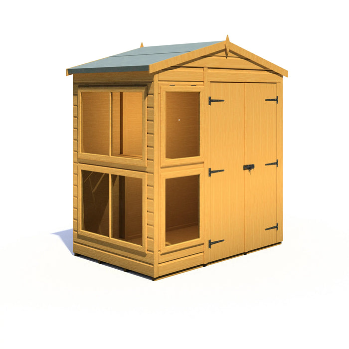 Sun Hut Potting Shed - 6'x4' - Chestnut Mill