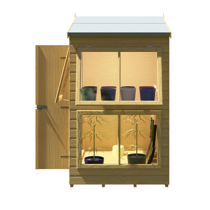 Sun Hut Potting Shed - 6'x4' - Chestnut Mill