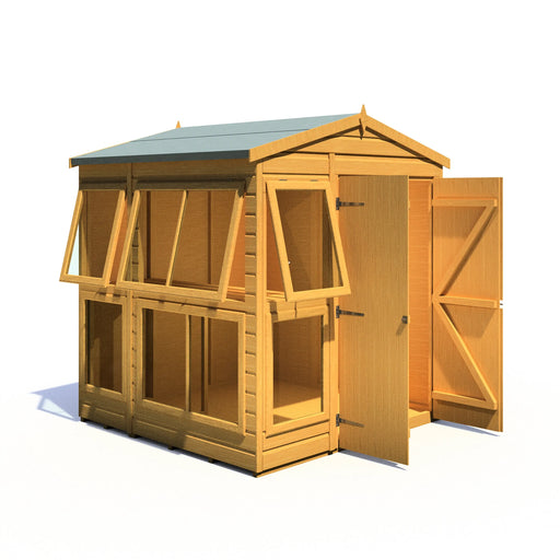 Sun Hut Potting Shed - 6'x6' - Chestnut Mill