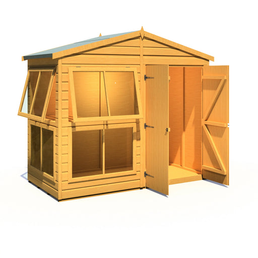 Sun Hut Potting Shed - 8'x4' - Chestnut Mill