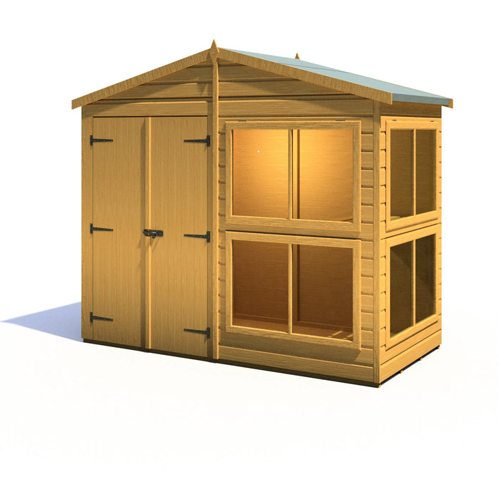 Sun Hut Potting Shed - 8'x4' - Chestnut Mill