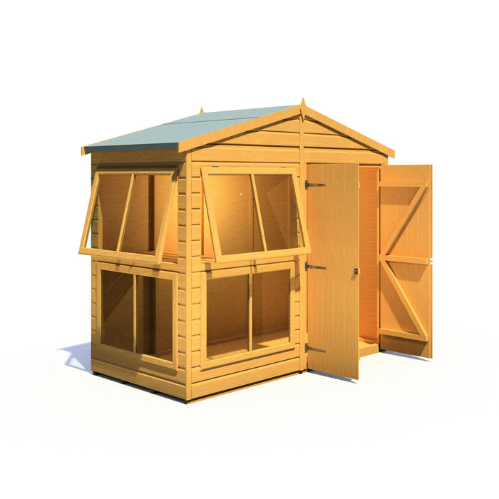 Sun Hut Potting Shed - 8'x4' - Chestnut Mill