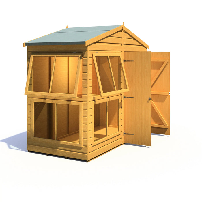 Sun Hut Potting Shed - 8'x4' - Chestnut Mill