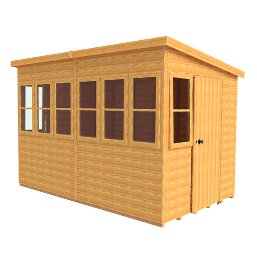 Sun Pent Potting Shed 10' x 6' - Chestnut Mill