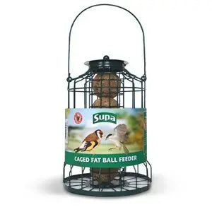 Supa Cage Fat Ball Feeder for Wild Birds - Chestnut Mill