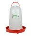 Supa Red & White Poultry Drinker 6L x3 - Chestnut Mill