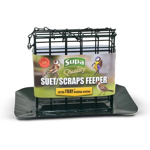 Supa Suet Block Feeder With Tray - Chestnut Mill