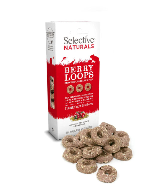 Supreme Selective Naturals Berry Loops 4 x 80g - Chestnut Mill