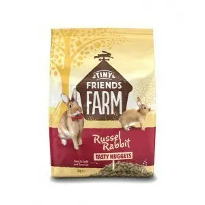 Supreme Tiny Friends Farm Russel's Tasty Nuggets for Rabbits - Various Sizes - Chestnut Mill