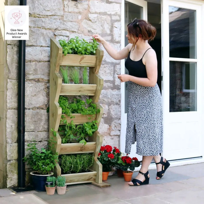 TALL VERTICAL HERB STAND - Chestnut Mill