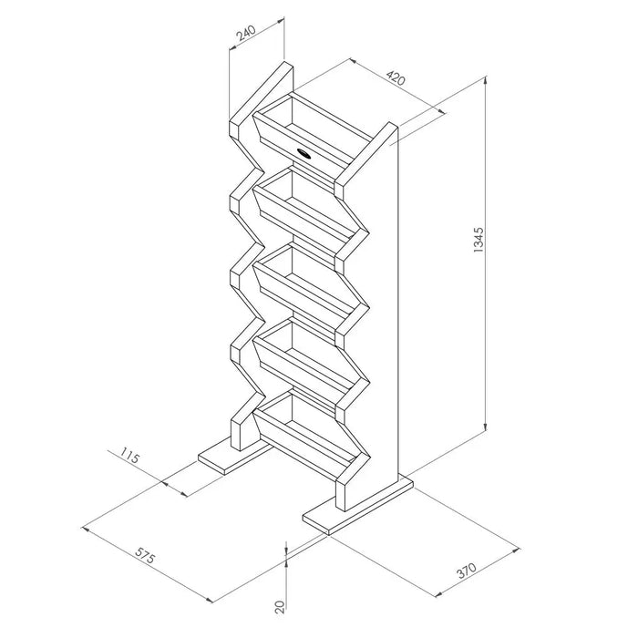 TALL VERTICAL HERB STAND - Chestnut Mill