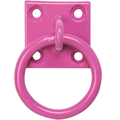 Tie Ring On Plate Pink x10 - Chestnut Mill