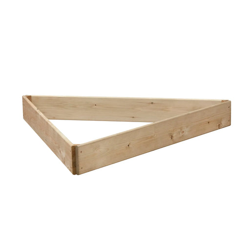 Triangular Raised Bed 15 cm High, 120cm each side - Chestnut Mill