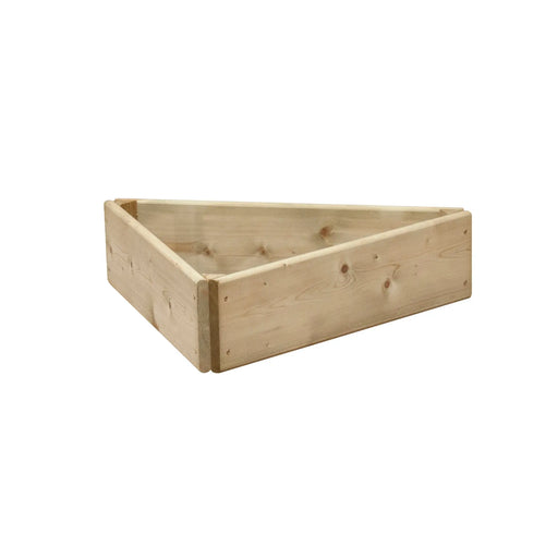 Triangular Raised Bed 15 cm High, 60cm each side - Chestnut Mill