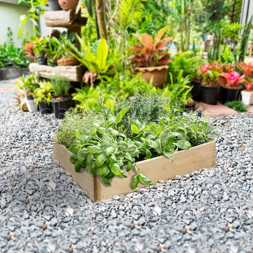 Triangular Raised Bed 15 cm High, 90cm each side - Chestnut Mill