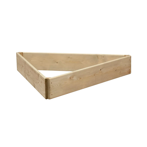 Triangular Raised Bed 15 cm High, 90cm each side - Chestnut Mill