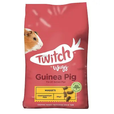 Twitch by Wagg Guinea Pig Nuggets 10kg - Chestnut Mill