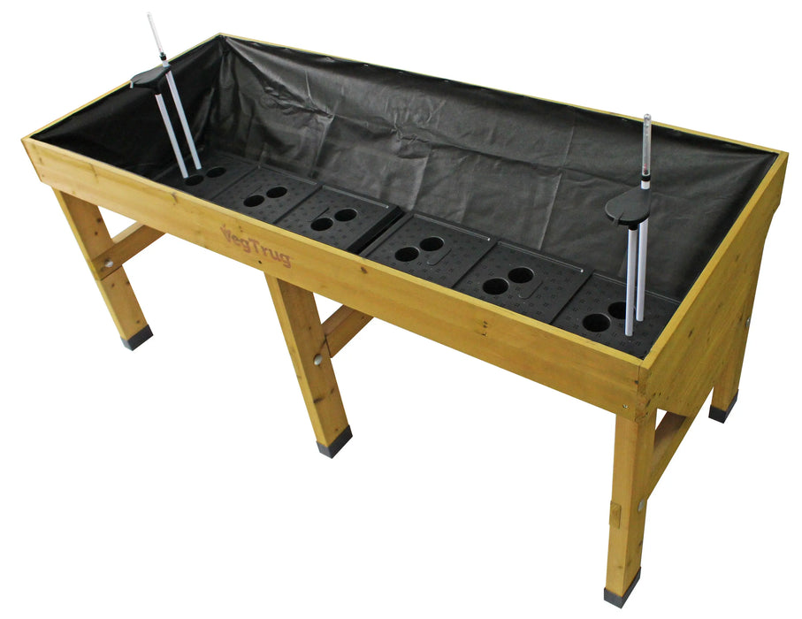 VegTrug Classic Self Watering Kit Medium 1.8m - Chestnut Mill