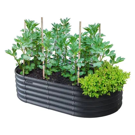 VegTub Modular Metal Raised Bed Kit - Charcoal - Chestnut Mill