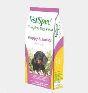 VetSpec Complete Puppy & Junior Chicken  - Various Sizes - Chestnut Mill