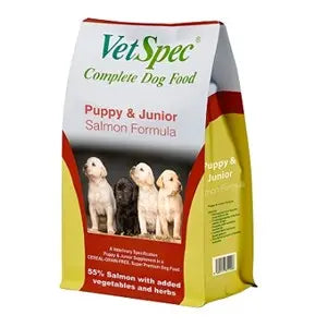 VetSpec Complete Puppy & Junior Salmon - Various Sizes - Chestnut Mill