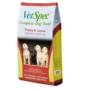 VetSpec Complete Puppy & Junior Salmon - Various Sizes - Chestnut Mill