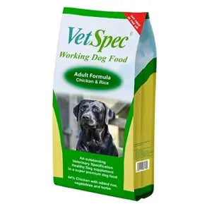 VetSpec Working Dog Adult Chicken  - 15 kg - Chestnut Mill