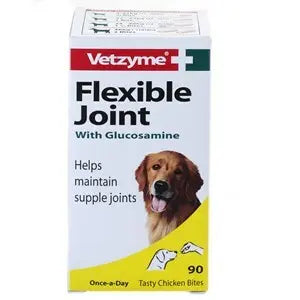 Vetzyme Flex Joint Glucose Tabs Dog 3x90 - Chestnut Mill