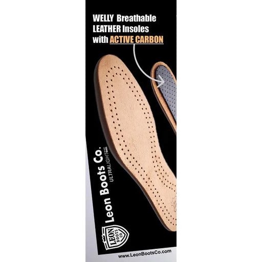 WELLY LEATHER ANTI-ODOUR INSOLE - Chestnut Mill