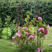WIREWORK GARDEN OBELISK - SET OF 2 - 1.8m - DARK RUST Ascalon