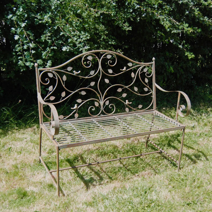 WOODLAND BENCH - Green Rust - Chestnut Mill