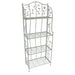 WOODLAND FOLDING 4 TIERD SHELF - GREEN Ascalon