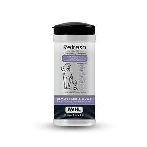 Wahl Dog Refresh Cleaning Wipes - Lavender and Chamomile - Chestnut Mill