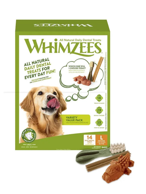 Whimzees Variety Box Large x 14 - Chestnut Mill