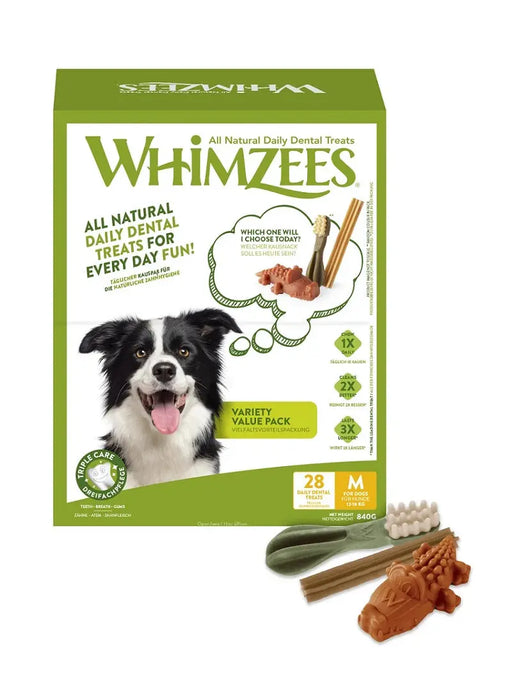 Whimzees Variety Box Medium x 28 - Chestnut Mill